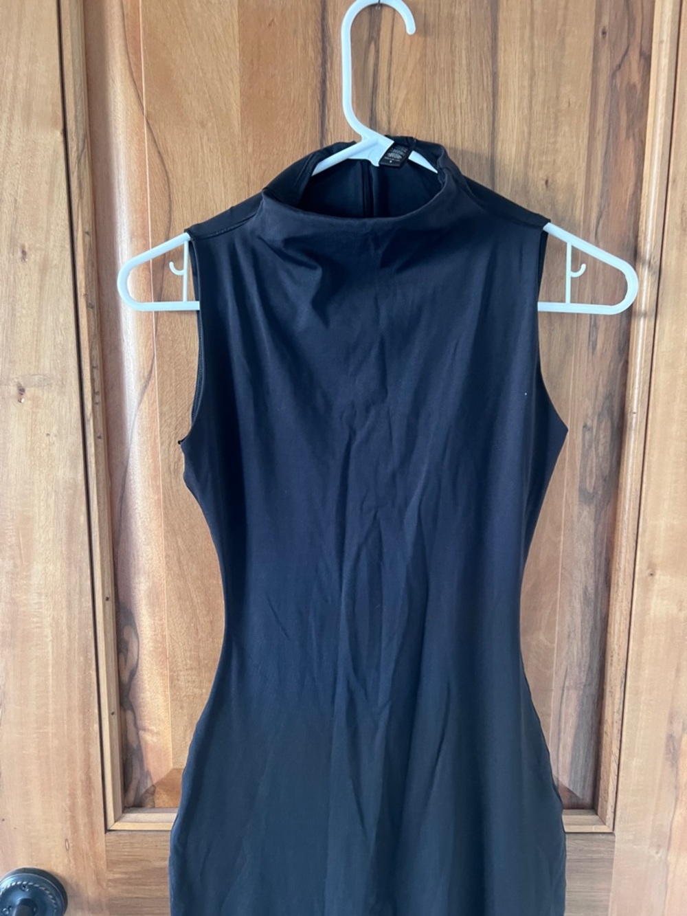 SKIMS Sleeveless Black Mock Neck Jumpsuit - Picture 3 of 4